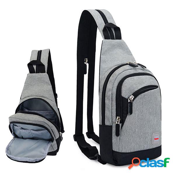 Homens e mulheres Nylon Multi-função mochila de viagem