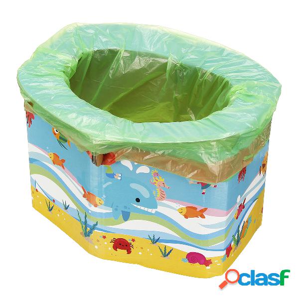 Kids Portable Potty Seat dobrável para menina ou menino -