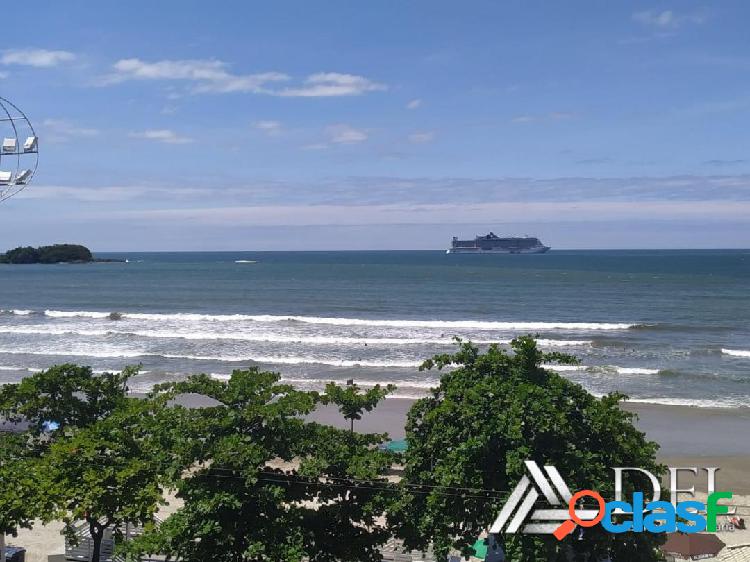 Locação Anual - Frente Mar - 1 Suíte + 2 Quartos - 1 Vaga