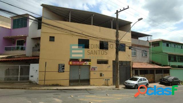 Loja comercial + apto 2/4 com terraço em Nova Benfica