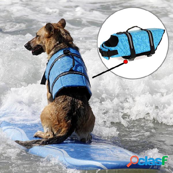 M tamanho colorido Puppy roupas colete salva-vidas colete