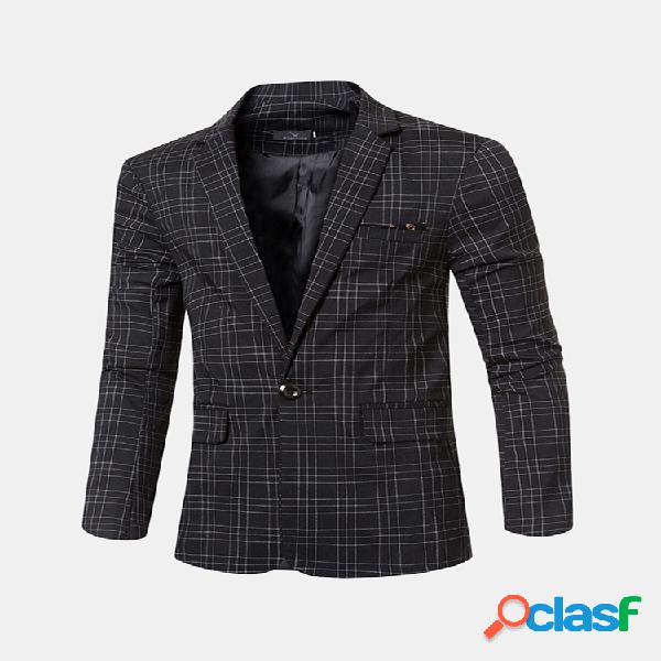 Manta casual de negócios Estilo britânico Blazers slim