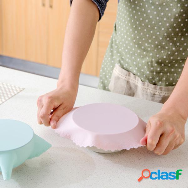 Microondas Especial Silicone Envoltório Plástico Tigela
