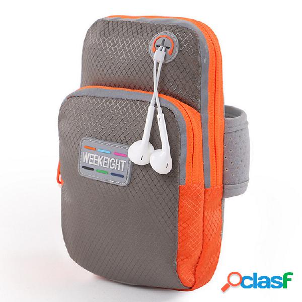 Moda Noite Correndo Ultra Luz Braço Bolsa Multi-função