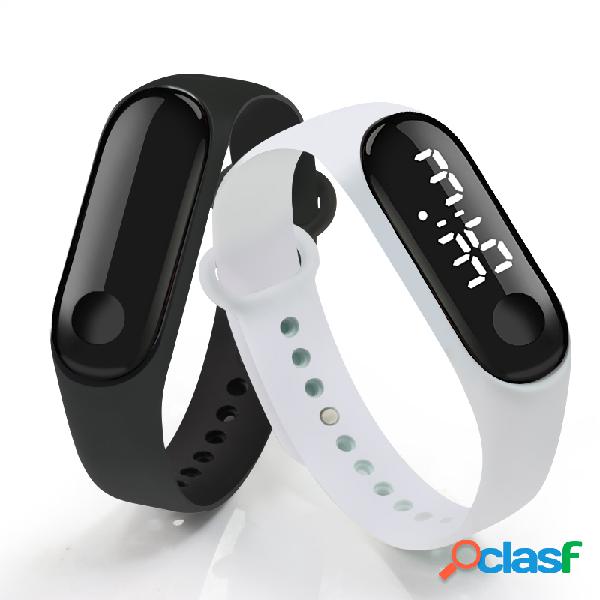 Moda Relógio Digital Led Touch Watch Touch Screen Sport