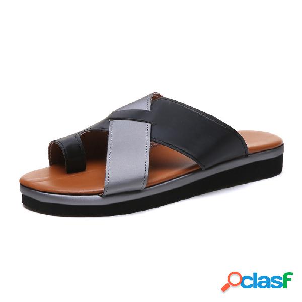 Mulheres Casual Soft Clip Toe Outdoor Praia Chinelos