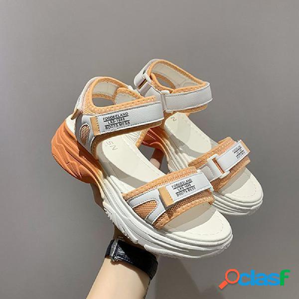 Mulheres Gradiente Cor Confortável Wearable Sports Praia