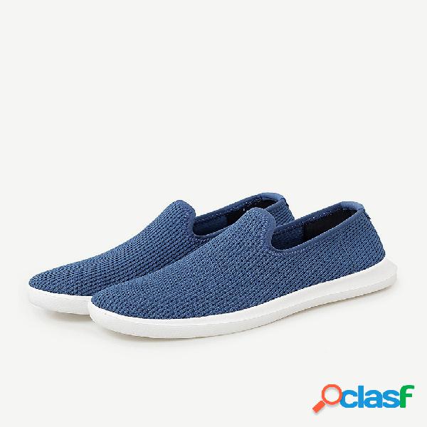 Mulheres Slip On Mesh respirável Soft Sola exterior casual