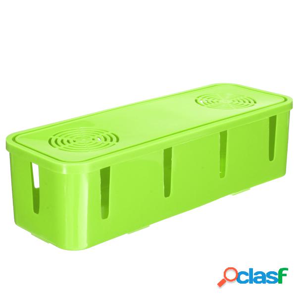 Multi Plug Socket Anti-dust Safe Storage Box Cabo Wire Cord