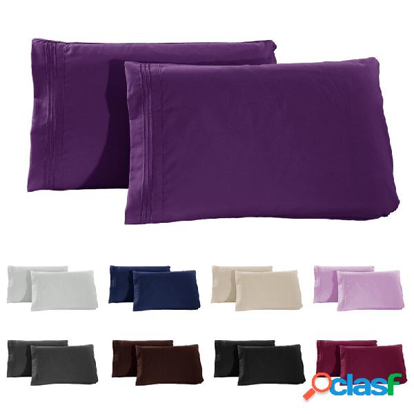 Novo 2 pçs / set 50 * 76 cm / 50 * 101 cm Fronha Retângulo