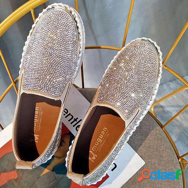 Plus Tamanho Rhinestone Decoração Braethable Wearable