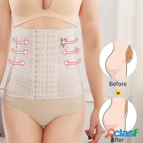 Plus Tamanho pós-parto barriga controle fechamento frontal