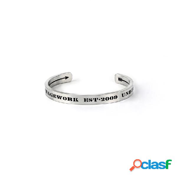 Pulseiras de aço inoxidável de titânio de aço das