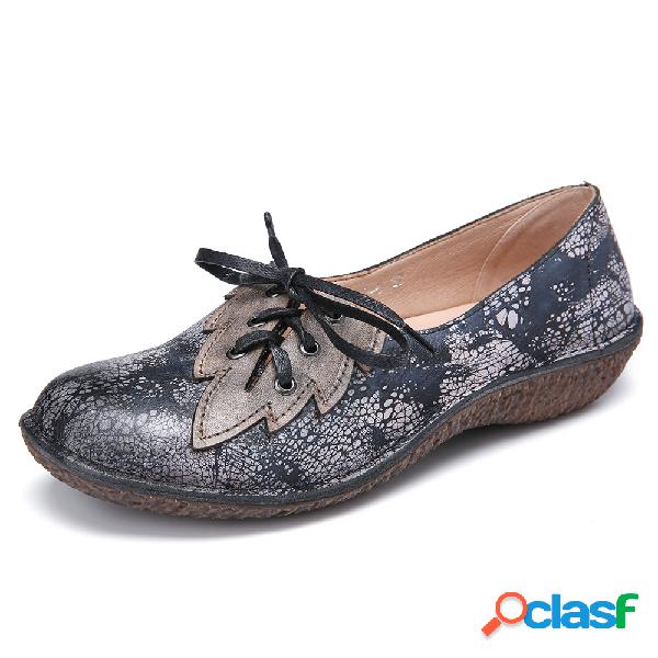 SOCOFY Vintage Handmade Soft Rachaduras de tingimento de