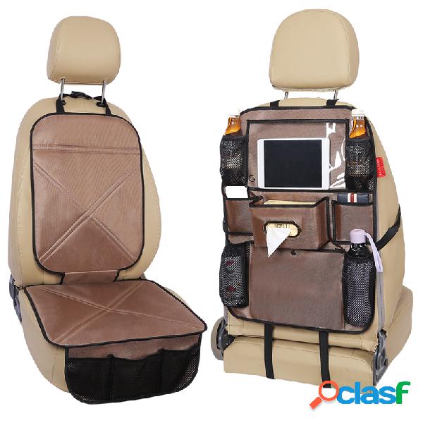 Silicone Assento de Carro de Volta Armazenamento Bolsa Tampa