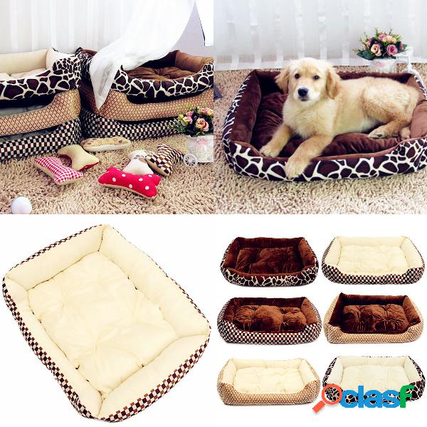 Soft Dog Cat Pet Puppy Cama de cesta quente Deluxe Soft