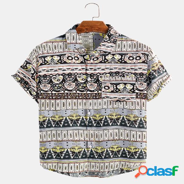 Totem tribal étnico para homem impresso em estilo nacional