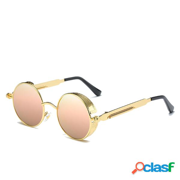 Óculos de Sol Vintage Esportivos UV400 Steampunk Lente