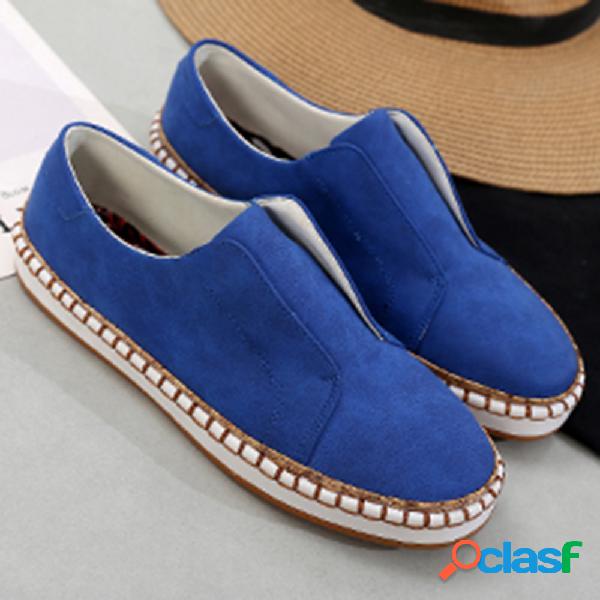 tamanho grande mulheres sapatos casuais leopardo redondo toe