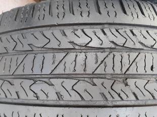 3 pneus para caminhonete - 60 % vida útil - medidas