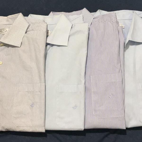 4 camisas sociais brooksfield