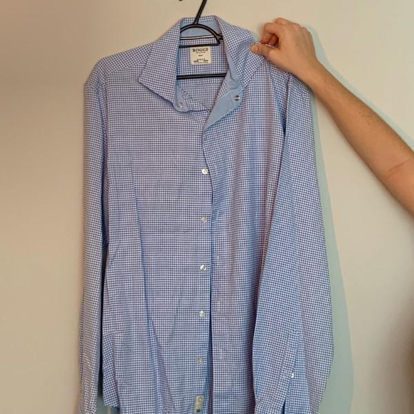 Camisa Quadriculada Azul