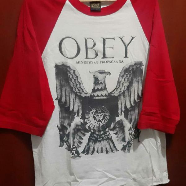 Camiseta 3/4 obey original