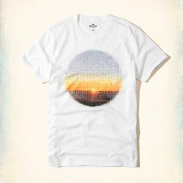 Camiseta Hollister Estampada - Por do Sol 100% Original