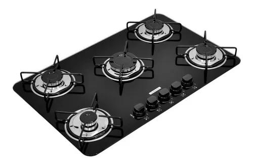 Cooktop A Gás Tramontina Brasil 5gg 70 5 Bocas Bivolt