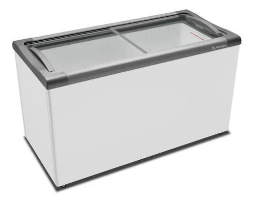 Freezer Congelados Metalfrio Nf40 388lts Vidro Sorvete Top