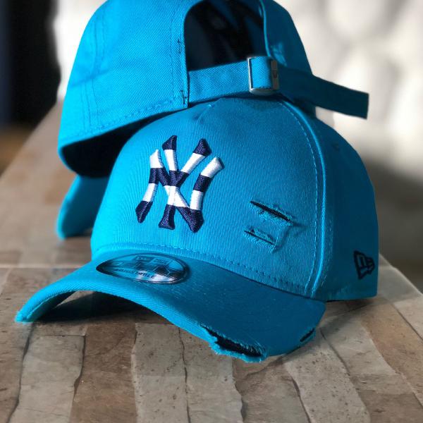 boné aba curva destroyed strapback trucker