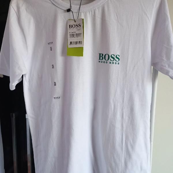 camiseta de marca Hugo Boss de cor branca tamanho P