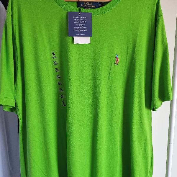 camiseta de marca Ralph Lauren de cor verde de tamanho GG