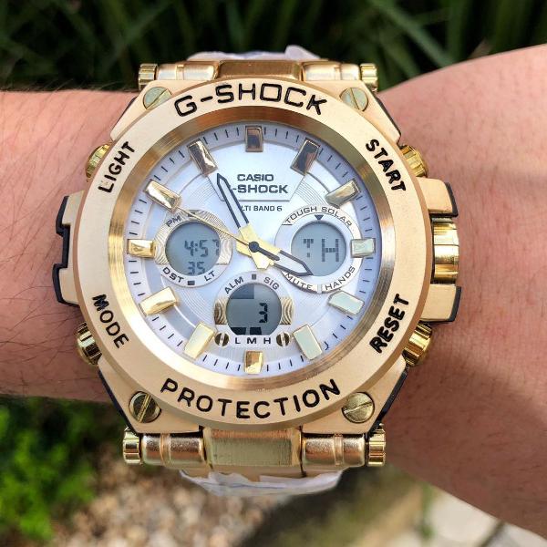 g shock golden dluxe