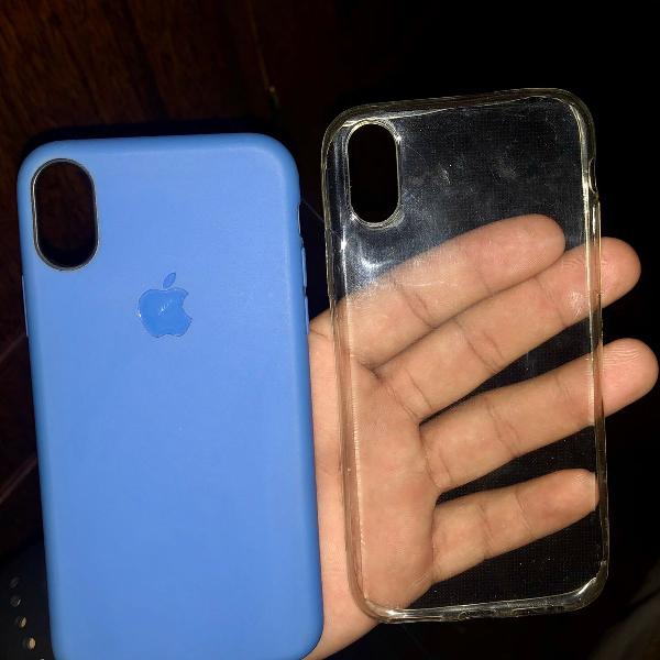 kit 2 cases iphone x/xs