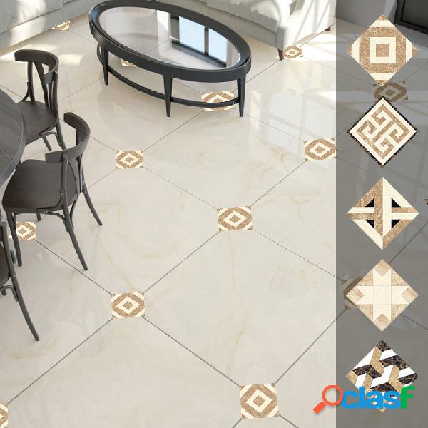 10 Pçs / set Cerâmico Telha Adesivos de Parede Telhas