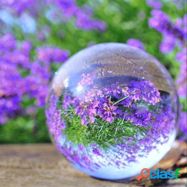 120mm Clear Magic Crystal Ball Esfera de vidro Decorativas