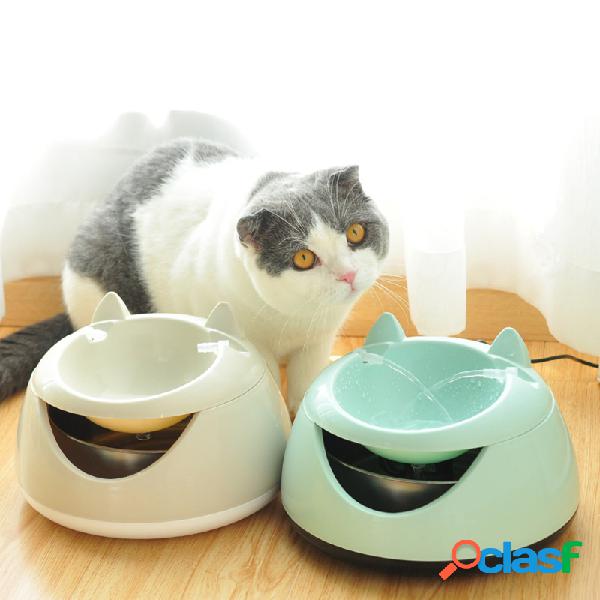 2 Cores Pet Dog Cat Automático Tigela de Água Gatinho