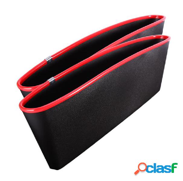 2 Pcs Caixa de Armazenamento de Fenda de Assento de Carro
