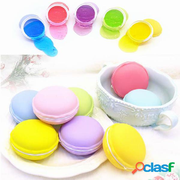 6PCS Macaron Slime Macaroon Crystal Clay Borracha De Lama