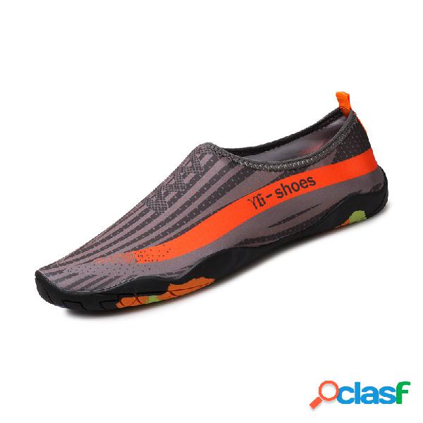 Barefoot Wading Aqua antiderrapante meias masculinas Praia