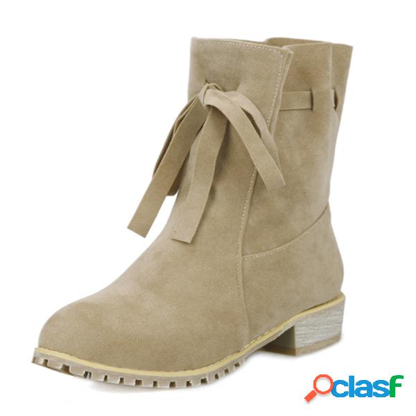 Botas casuais de calcanhar de calcanhar