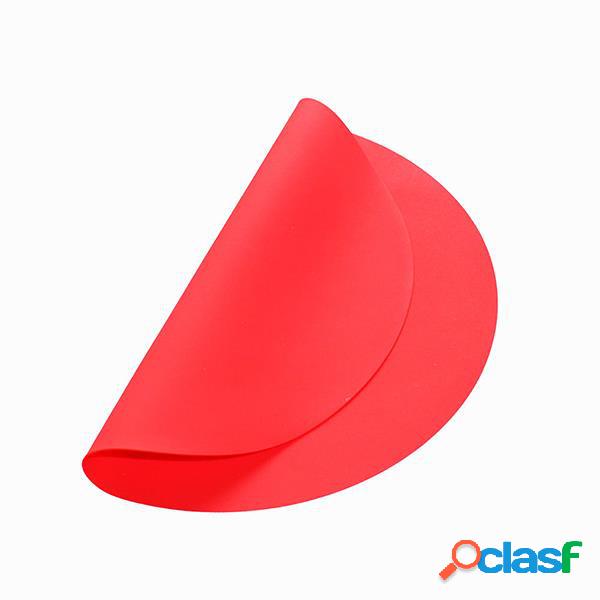 DIY Silicone Round Staking Mat Forno Microondas Cookie Pizza