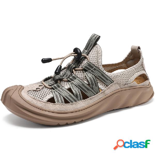 Homens respirável antiderrapante casual Praia sapatos