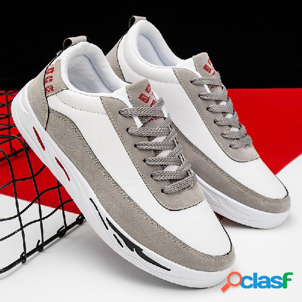Homens sapatos casuais respiráveis esportes
