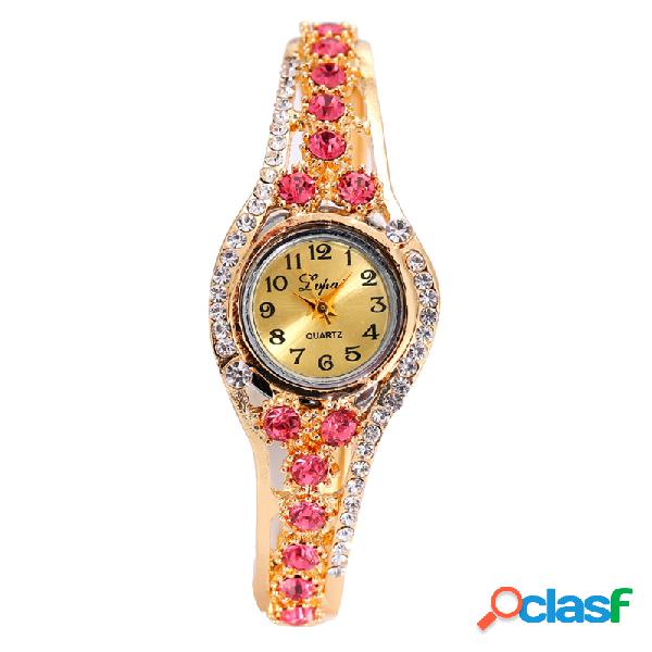 LVPAI Relógio de Pulseira de Quartzo Étnico Luxuoso