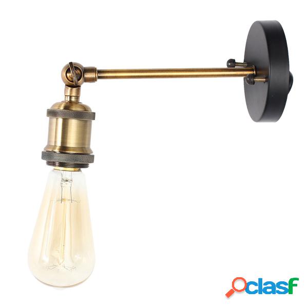 Lâmpada Vintage de Parede de Ferro Para Quarto Decoração