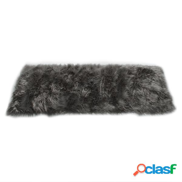 Longo Faux Fur Pele Artificial Retângulo Macio Cadeira