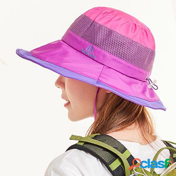 Mens Mulheres Protetor Solar Balde De Verão Chapéu Ao Ar