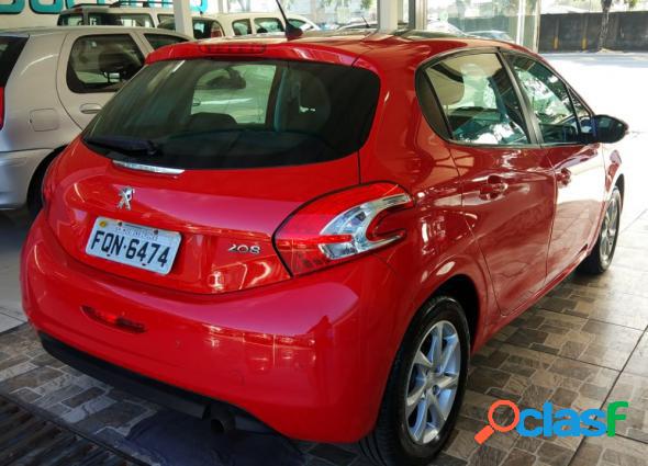 PEUGEOT 208 ALLURE 1.5 FLEX 8V 5P VERMELHO 2014 1.5 FLEX